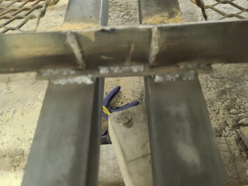 Re working a trailer  welding 1/4 steel