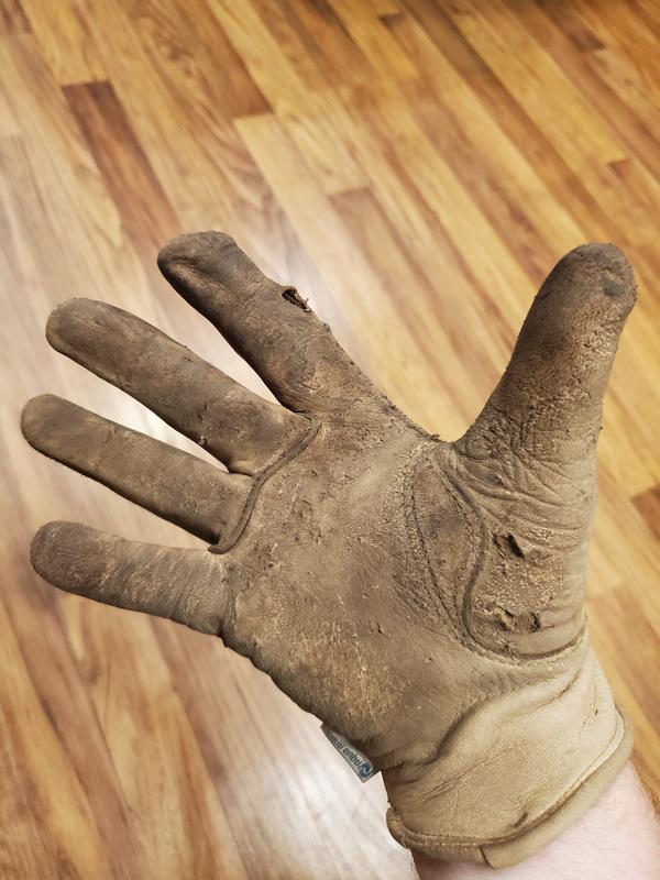 Right handed and after about a year of use.
