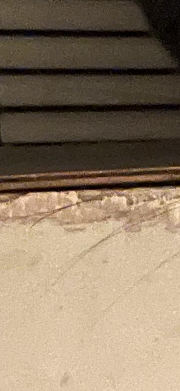 Clearly ply wood which you don’t know until they chew it. Totally unsafe.