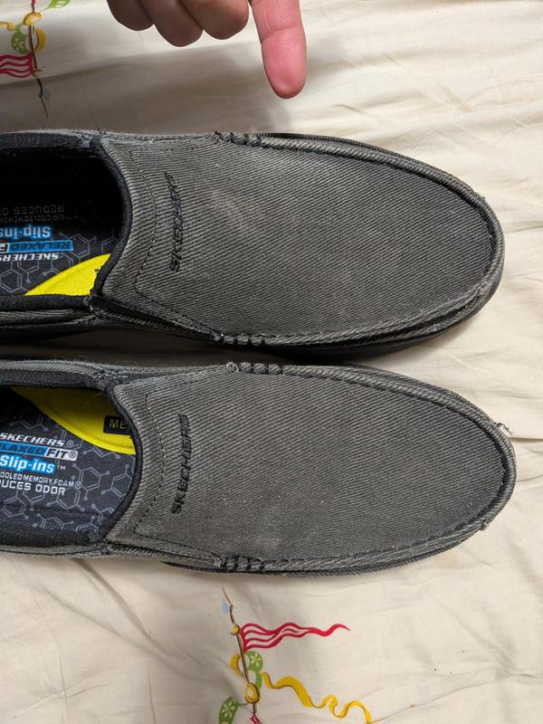 Left shoe color removed