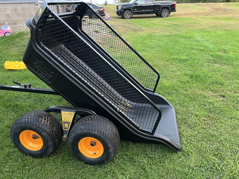 Dump bed touching the ground, not a big deal for me as I don’t need a clean dump.