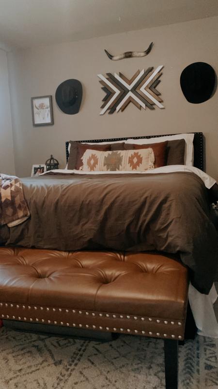 Left hat (used as display when not being worn)