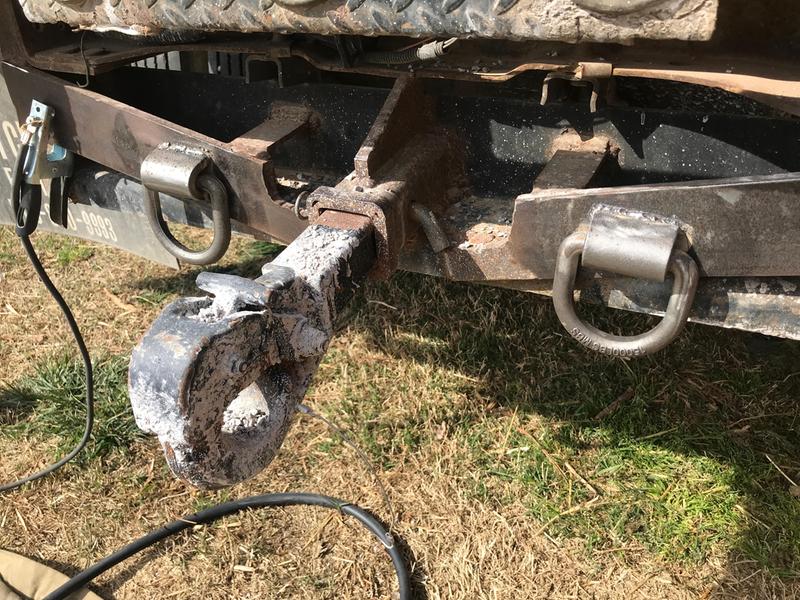 Freshly welded Drings