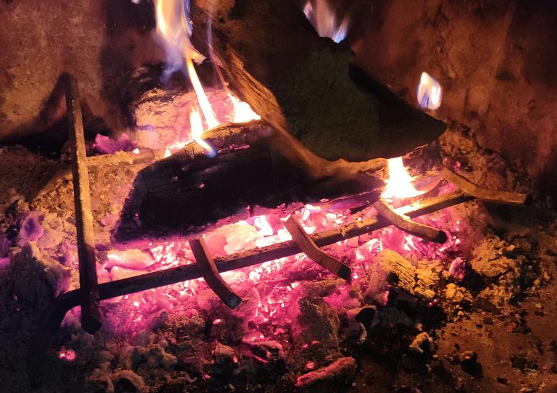 Side view to show curving