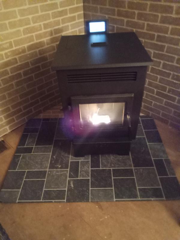 Pellet stove from tractor supply!