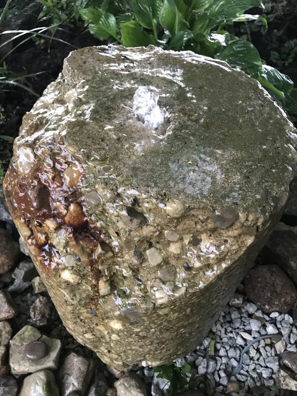 Find video reel at peakscottage Ohio Instagram page  using the Little Giant pro water feature pump to create your own water feature!