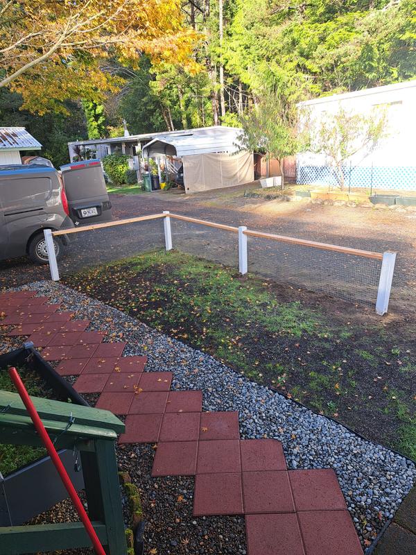 What we used it for is a garden perimeter.