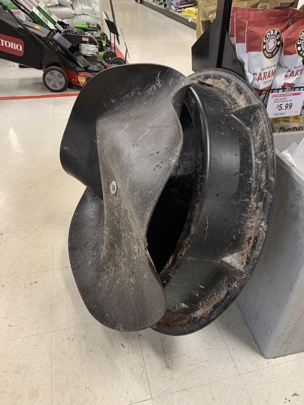 The warp on the flap was so extreme, i thought to get a picture after returning to TS.