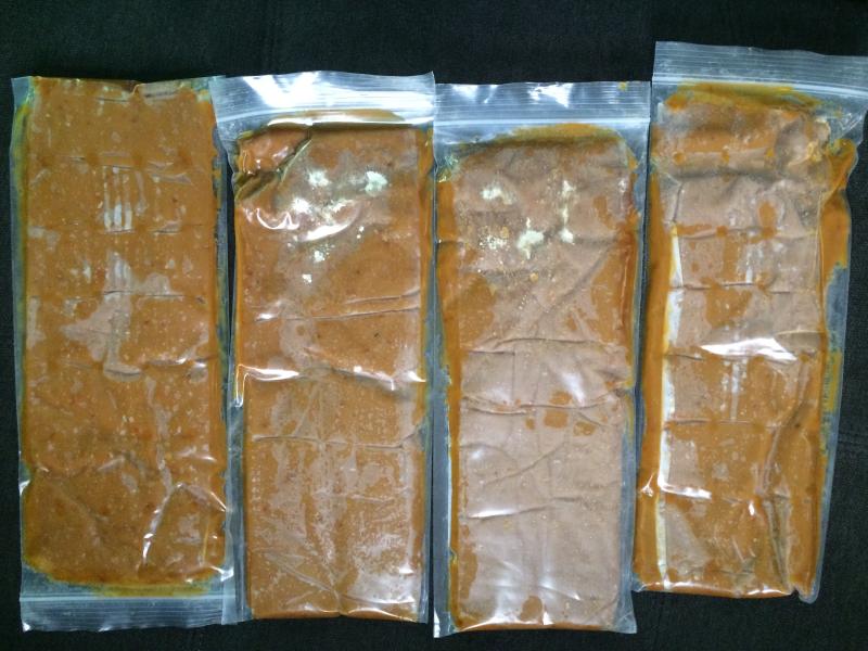 Unmarked bags.  White power.