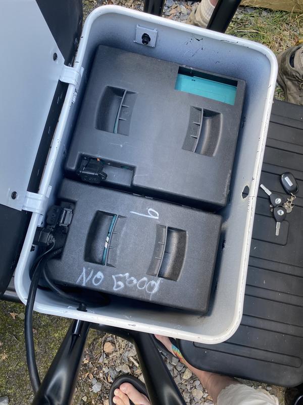 “No good” was written on battery compartment by Massimo before shipping