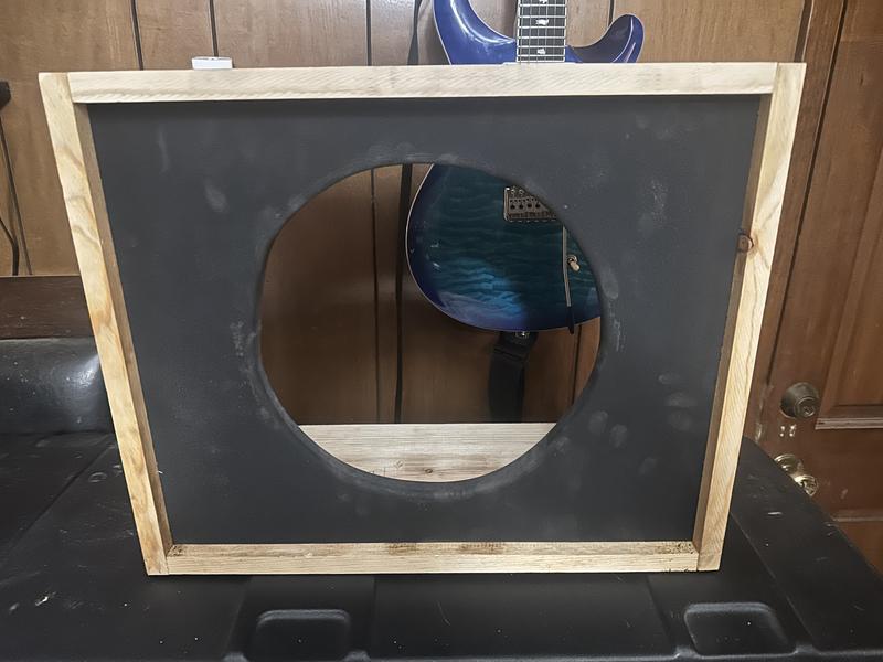 ¾" MDF to mount the speaker