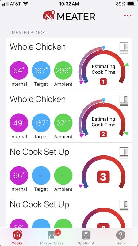 Note external temp difference lower on the left side and higher on the right side