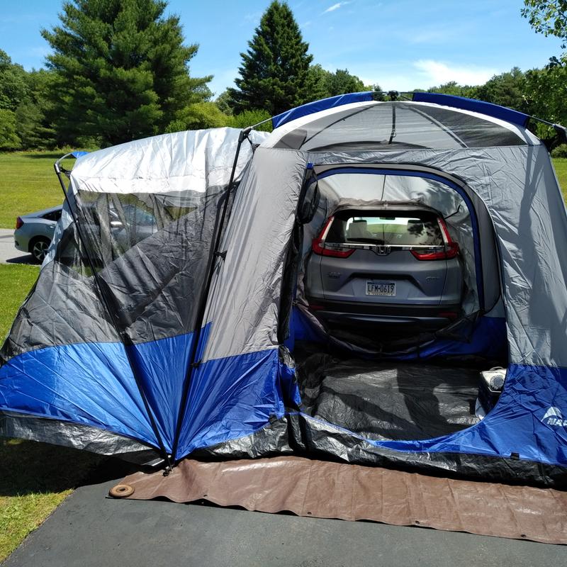 Quick setup in the driveway!