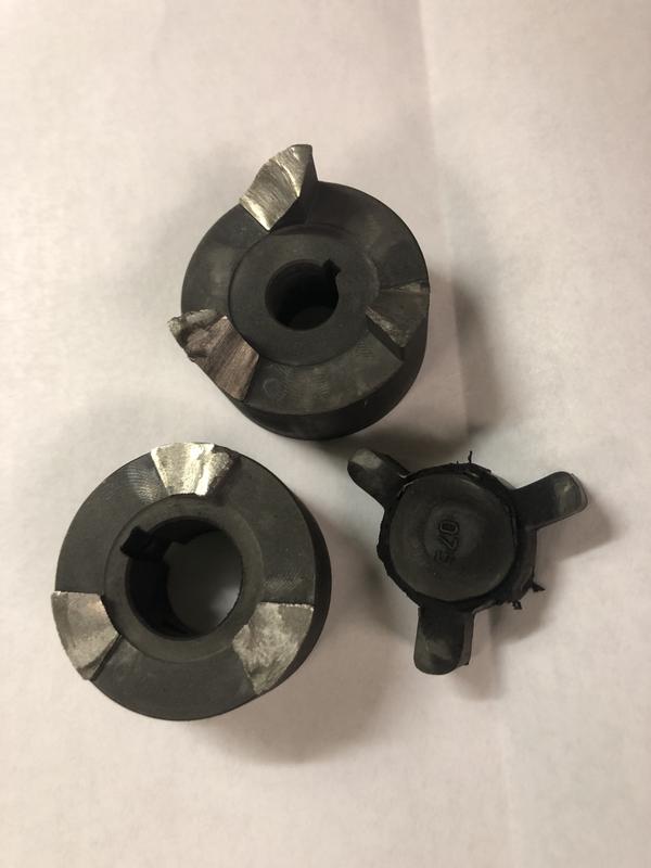 Stripped out L jaw coupler wood splitter