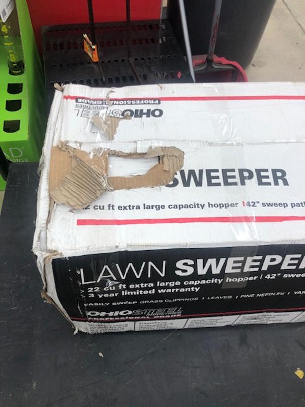 Store pick up was sketchy, but everything in the box was okay. Heavy and big box, but fit easily in my Subaru Outback.