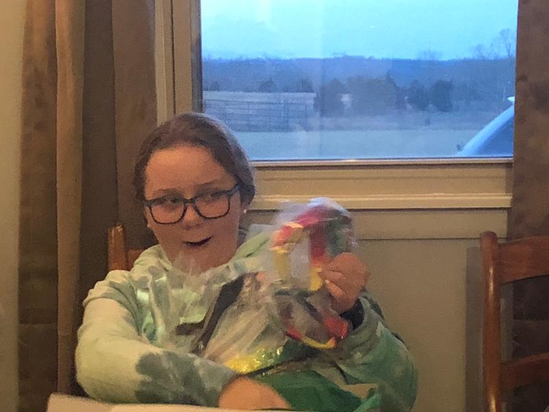 My niece loved her rainbow halter!!!