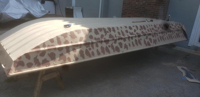 Just painted jon boat.