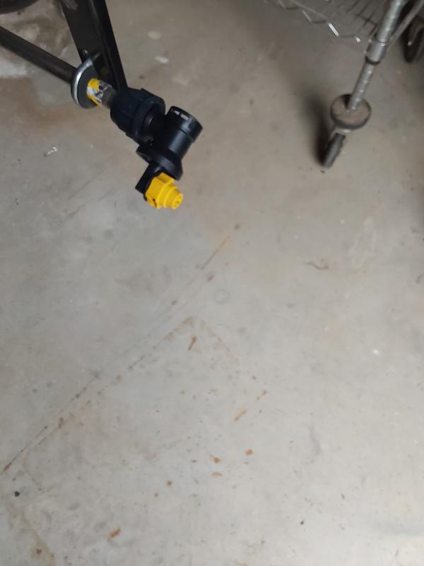 broken tabs, frozen valve.