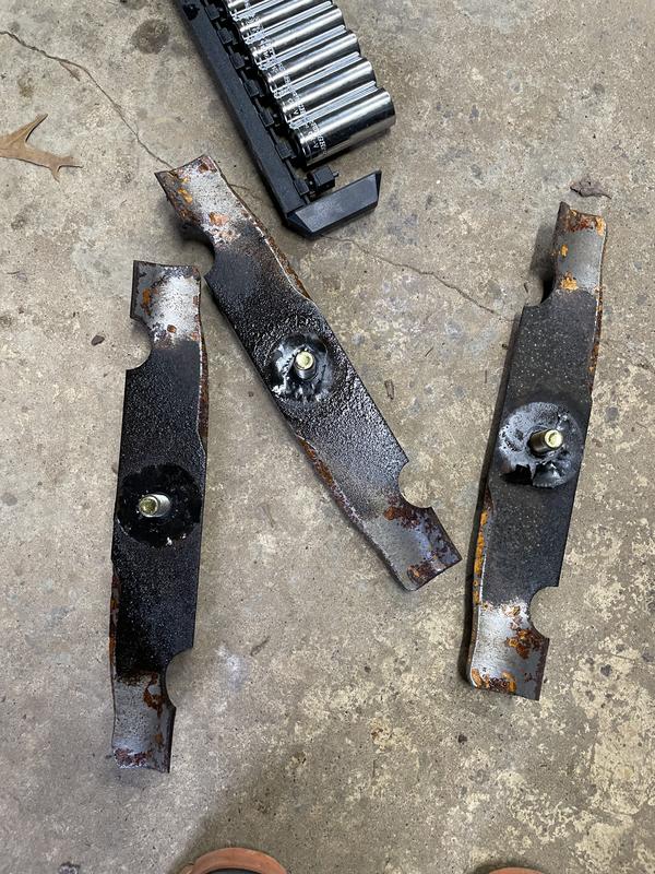 Old blades of the same brand. Lasted a long time before getting too dull.