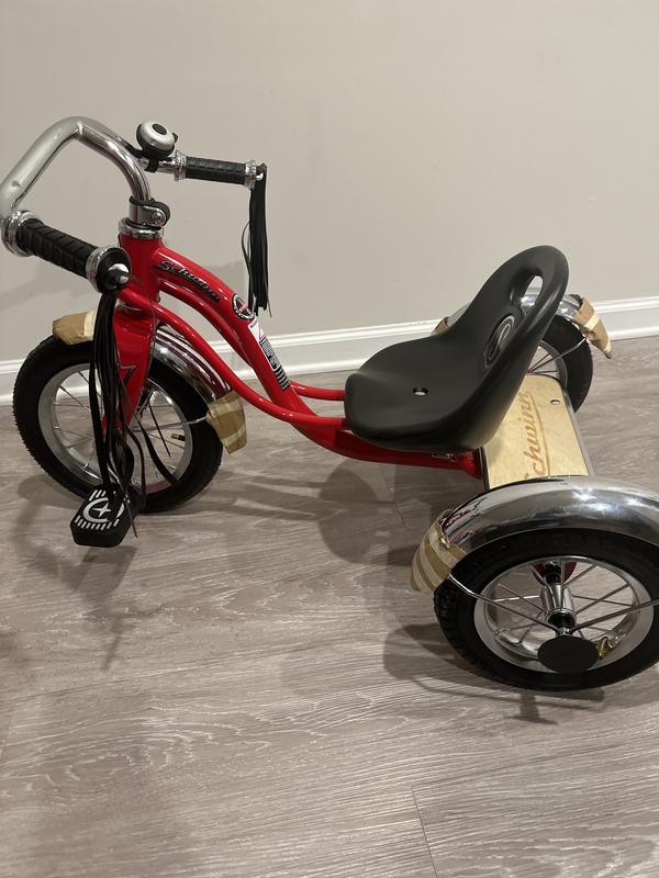 Schwinn Kids' Unisex 12 in. Roadster Classic Tricycle, Ages