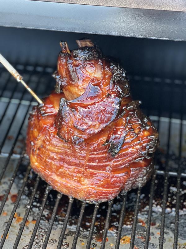 Traeger Smoked Glazed Ham
