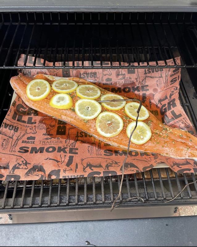 Salmon on outlet a traeger