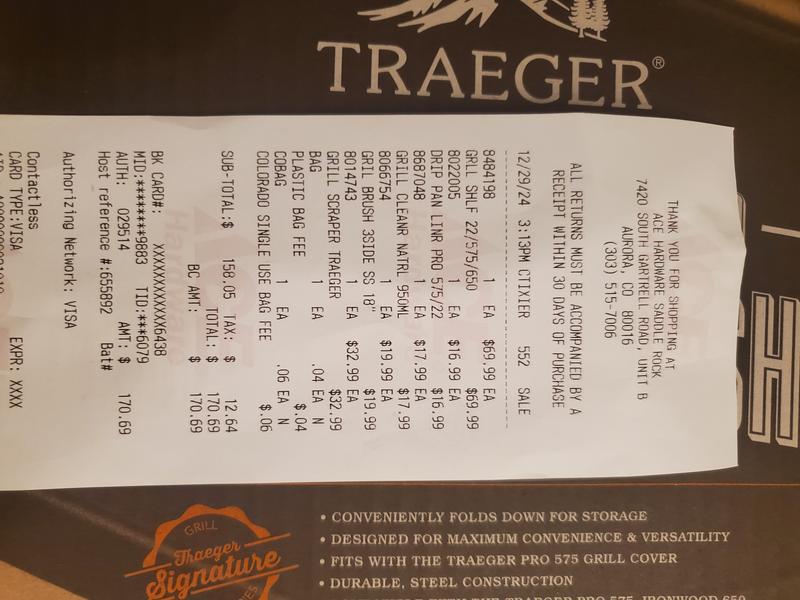 Photo submitted with review of product