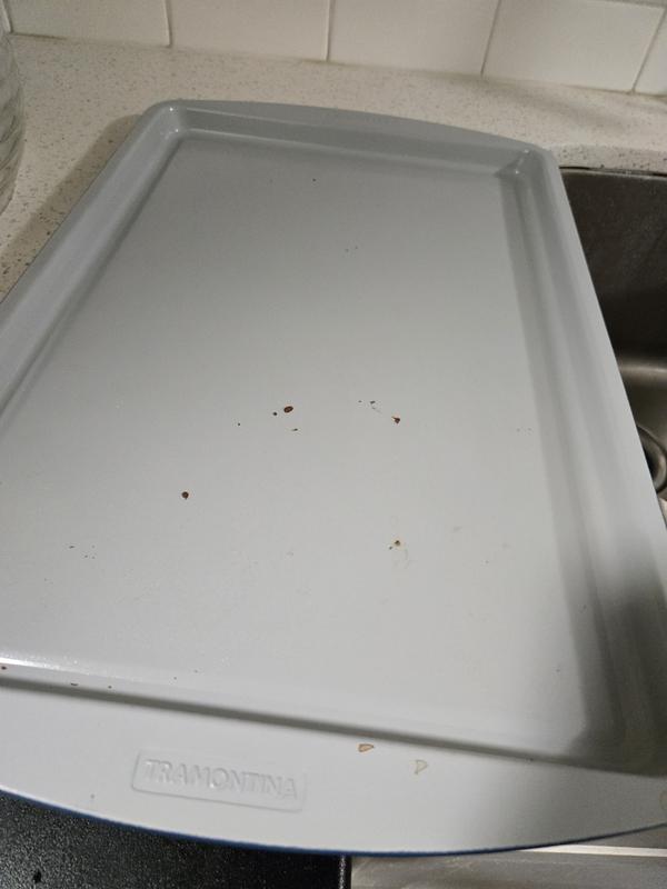 Beginning to end: Baking cookies on large cookie sheet