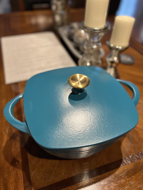 Tramontina Prisma 7-qt. Cast Iron Dutch Oven, Color: Matte Teal - JCPenney