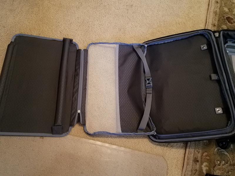 The fold out section for longer items.