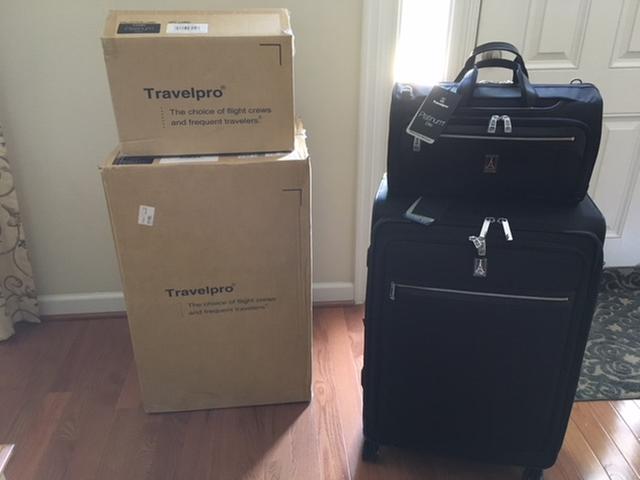 My new Platinum Elite Duffle with my 29 in Platinum Elite bag!  So excited to have them!