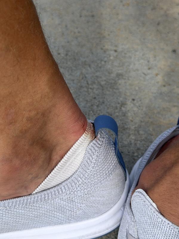 Customer photo for "Nice but rubbing on heels"