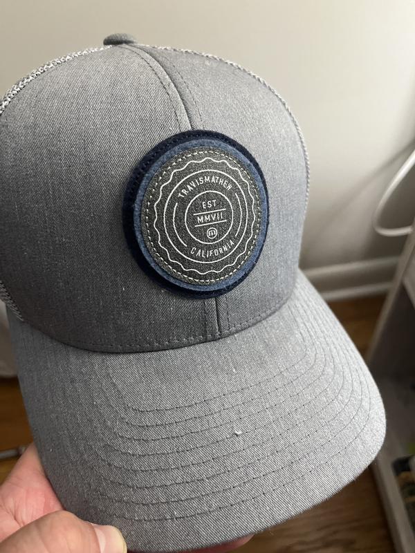 Travis Mathew The Patch Cap - Heather Grey Pinstripe - Mens Polyester - One Size