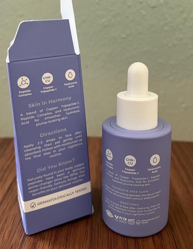 ghk-cu skincare routine Copper Peptides+ with Night Plumping Face Serum – Tree To Tub Skin Renewal Formulated with is ghk cu a Color_Orange 大小:9