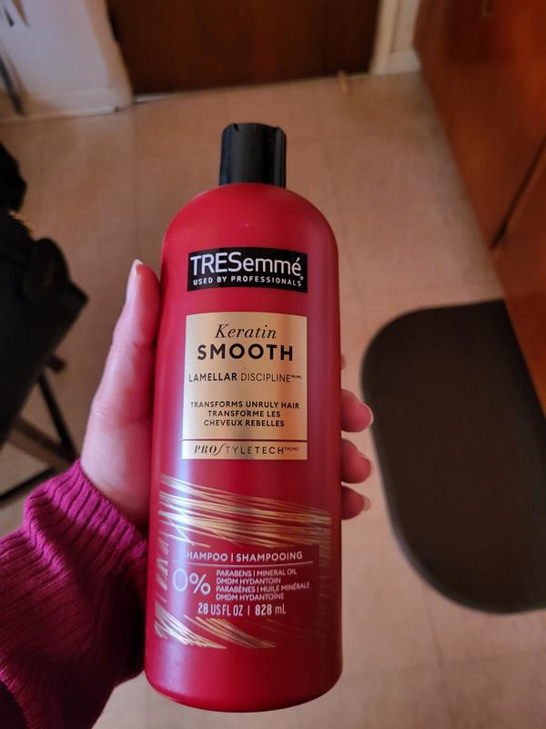 TRESemmé Keratin Smooth Shampoo for frizzy hair Lamellar