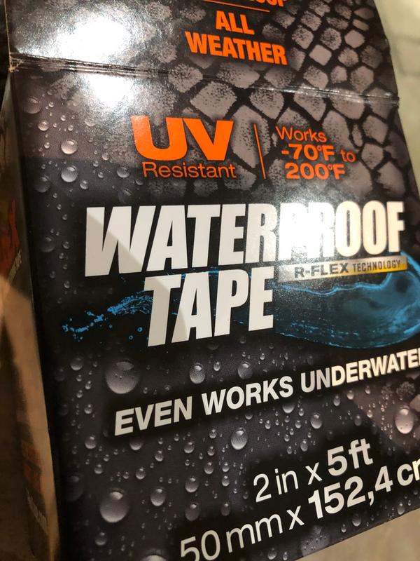 T-REX Waterproof Tape, UV resistant 1.88 x 5 ft Roll