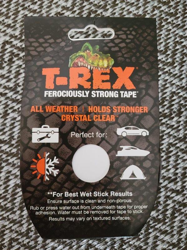 T-Rex Clear Repair Tape – Waterproof, UV Resistant Seal…