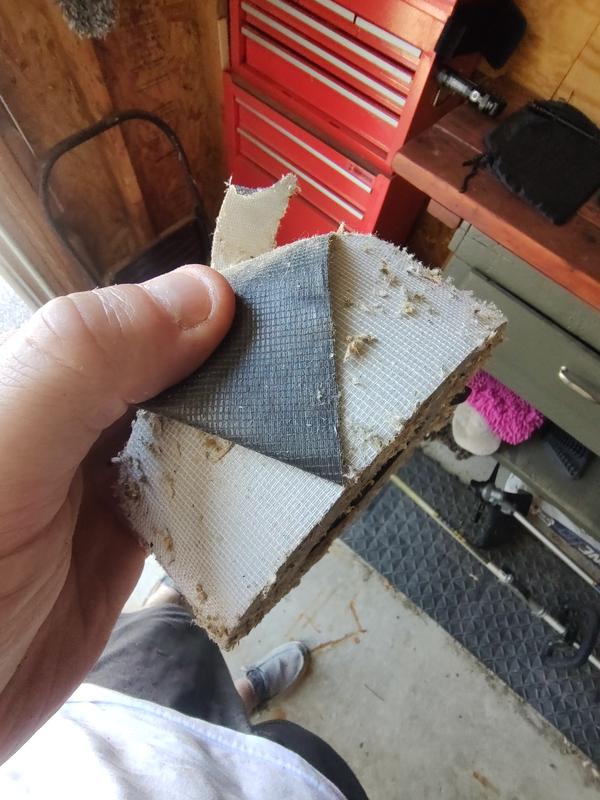 Tape separation on brand new roll.