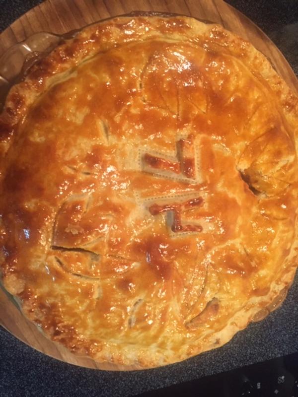 Egg Washed Apple Pie