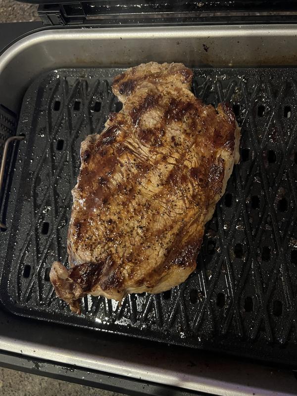 Got a new indoor grill from #PowerXL and it is so cool! #steak