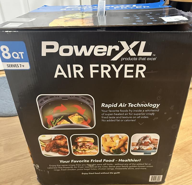 PowerXL Air Fryer Oven 12 QT with 8-in-1 Cooking Presets and LED Digital  Touchscreen, Crisp, Bake, R - Deep Fryers & Air Fryers, Facebook  Marketplace
