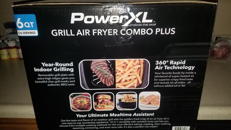 PXL-GAFC 12-in-1 Grill/ 6-Qt. Air Fryer Combo. sold