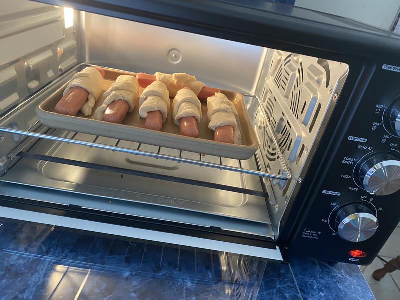 I used my baking stone to prepare “piggies in a blanket”, I did preheat the stone before adding the food onto it.