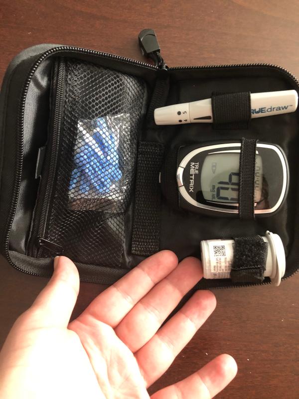 Walgreens Premium True Metrix Self-Monitoring Blood Glucose Meter Black