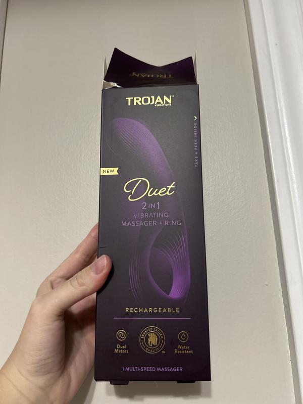Trojan | Trojan Duet 2-in-1 Vibrating Massager + Ring