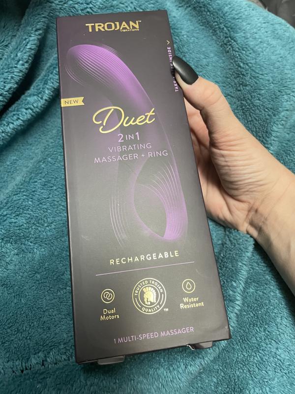 Trojan | Trojan Duet 2-in-1 Vibrating Massager + Ring