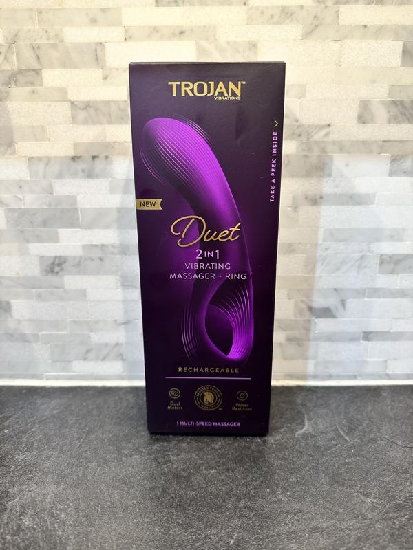 Trojan | Trojan Duet 2-in-1 Vibrating Massager + Ring