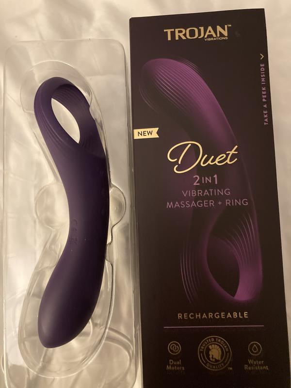Trojan | Trojan Duet 2-in-1 Vibrating Massager + Ring