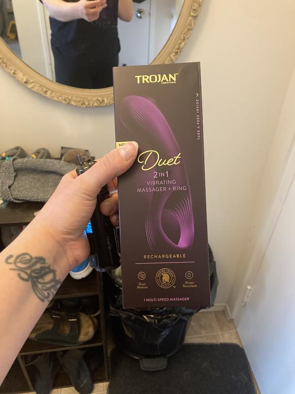 Trojan | Trojan Duet 2-in-1 Vibrating Massager + Ring