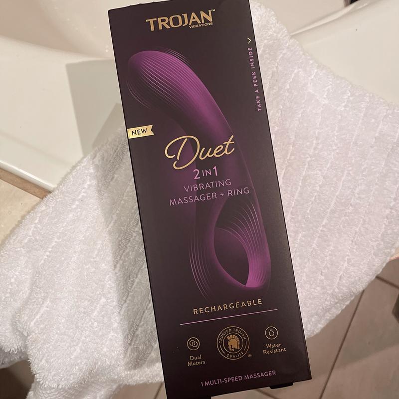 Trojan | Trojan Duet 2-in-1 Vibrating Massager + Ring